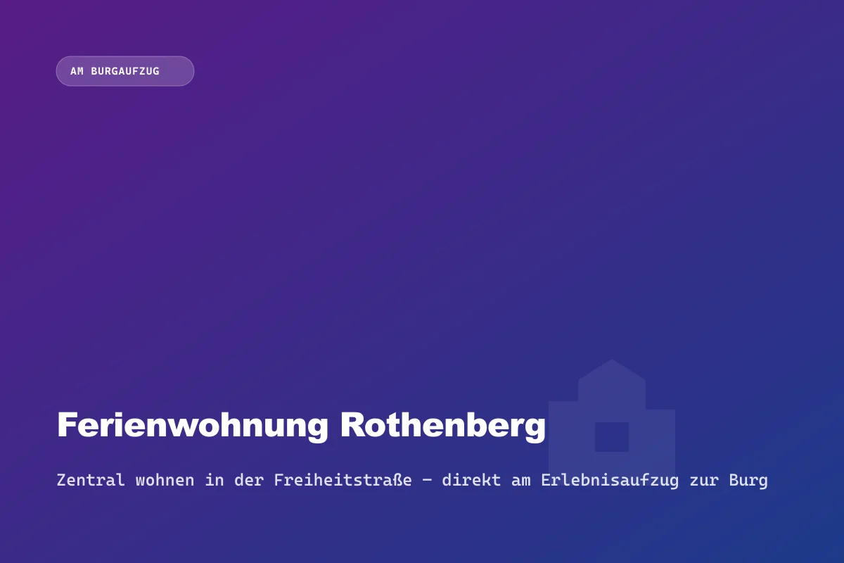 Ferienwohnung Rothenberg